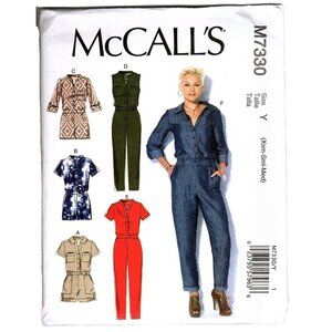 McCall's M7330 Misses XS to M Jumpsuit and Romper Uncut Sewing Pattern